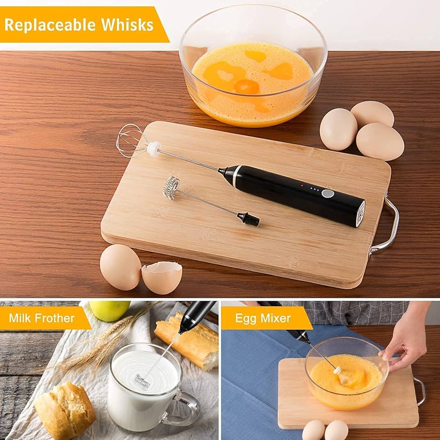 Rechargeable Electric Coffee Mixer Egg Beater
