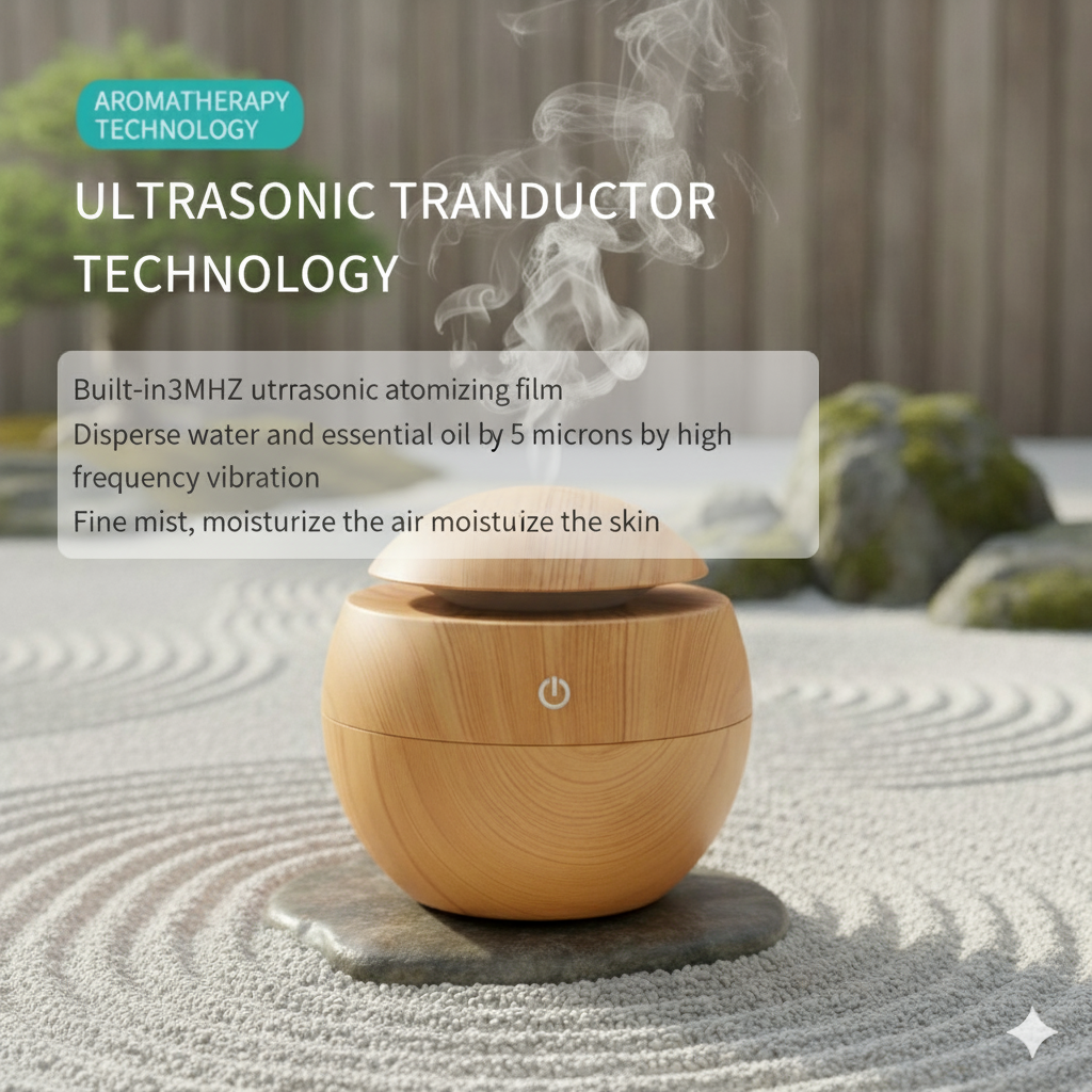 ROUND (DARKWOOD) HUMIDIFIER