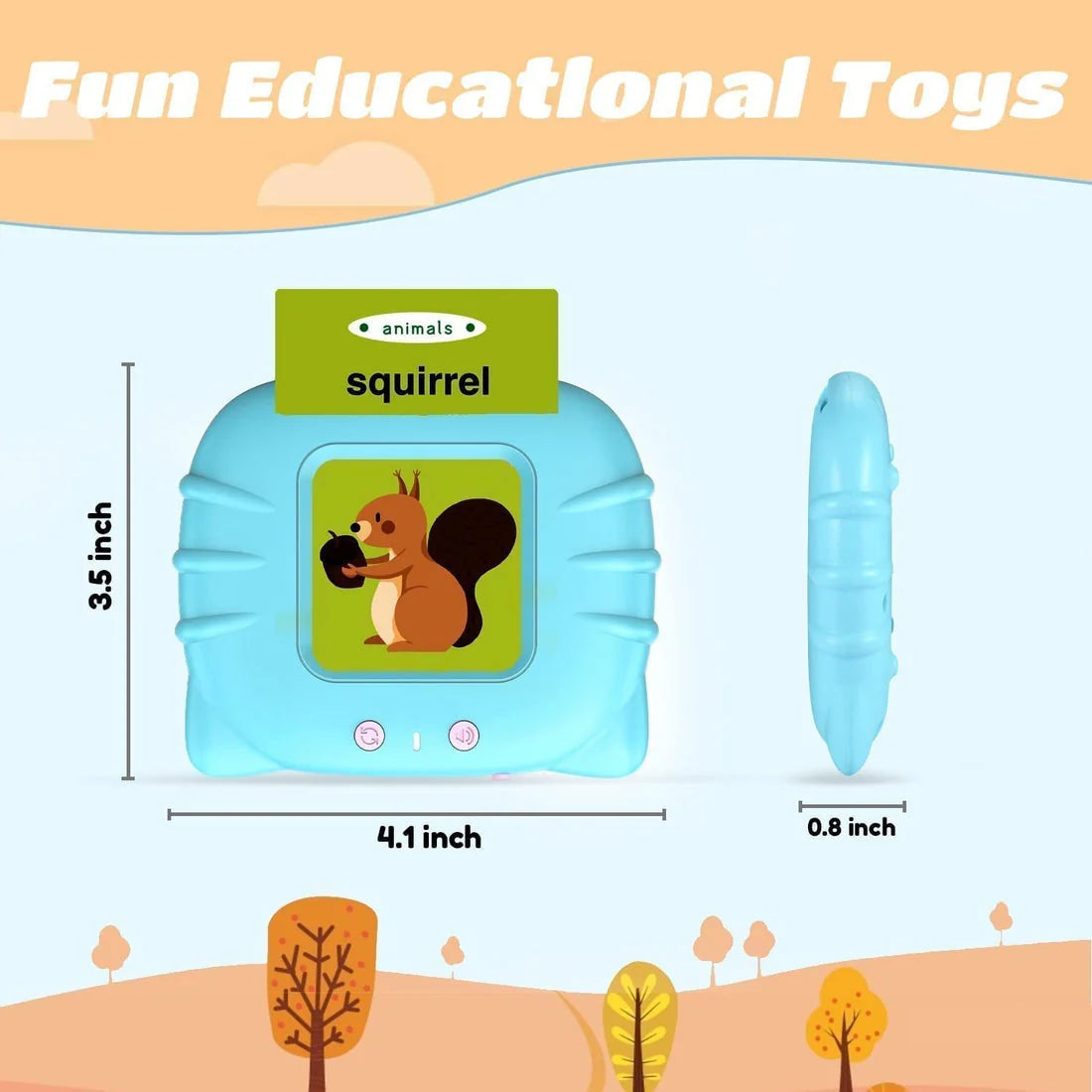 Rechargeable Flash card Reader Toddler Toy