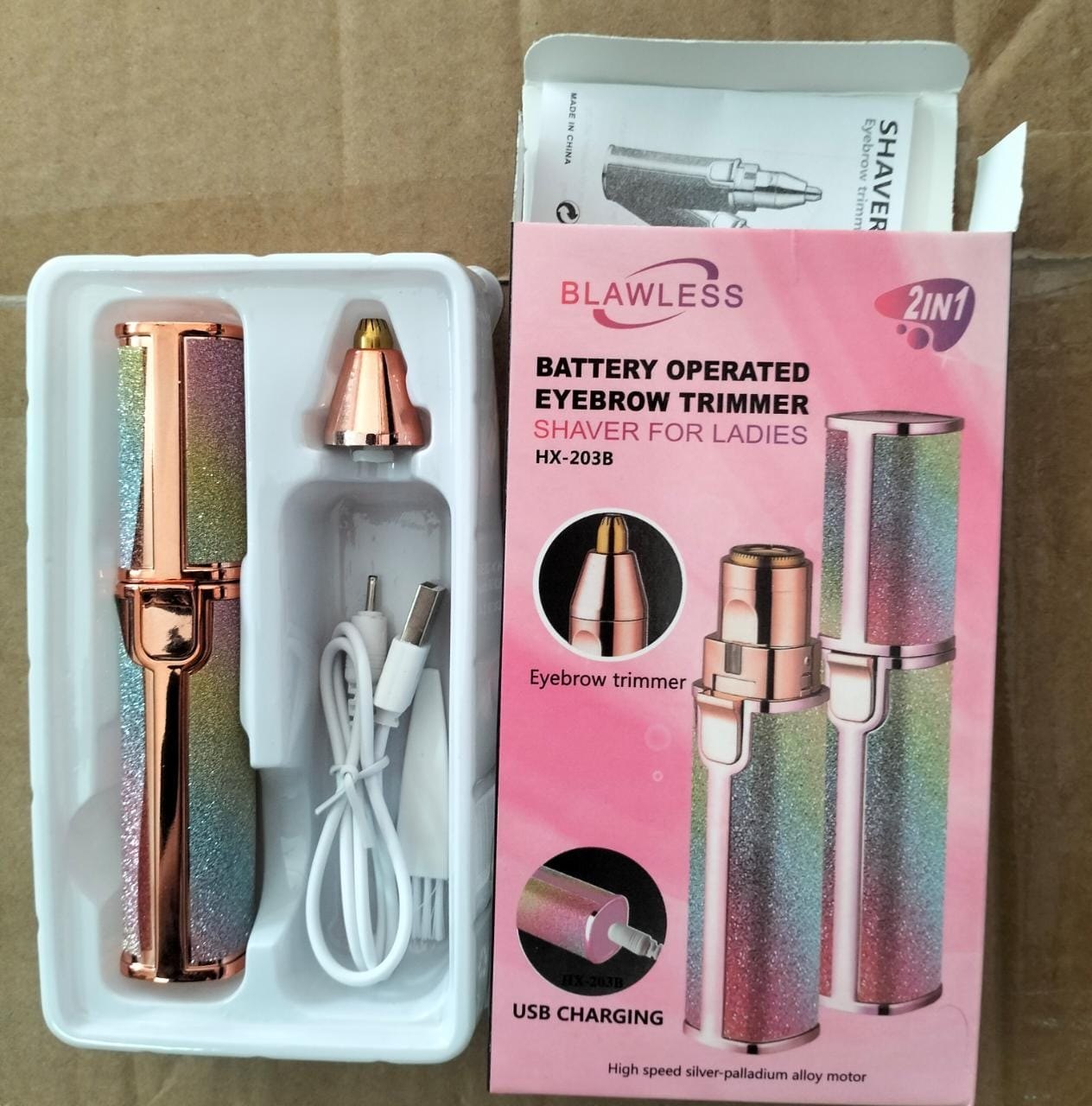 Electric Eyebrow and Face Hair Remover Epilator