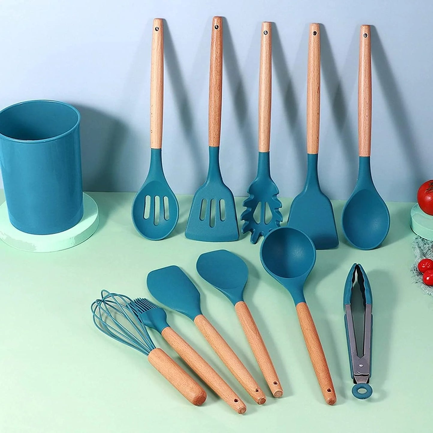 12 PCS Silicone Cooking Utensils Set