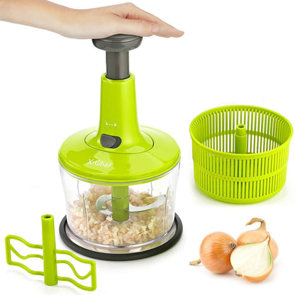 Multifunction Hand Press Manual Vegetable Chopper
