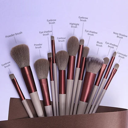 13 Pcs Professional Makeup Brushes Set